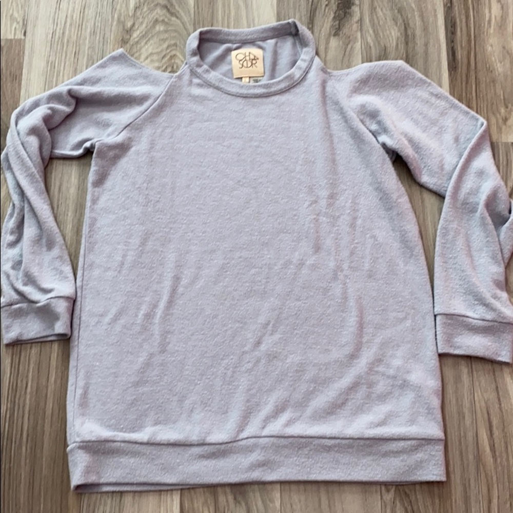 Chaser Cold Shoulder Sweatshirt